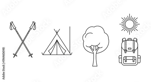 Camping gear and outdoor recreation.