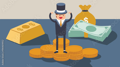 businessman and money