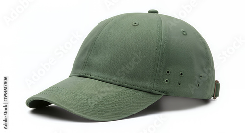 Green baseball cap mockup cutout hat mockup mockup cap hat template fashion clothing baseball front sport isolated blank