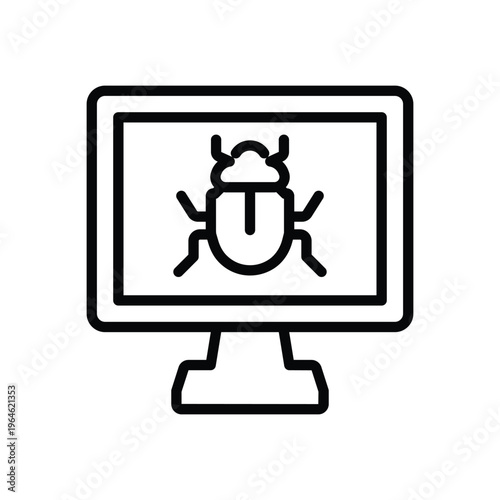 Computer bug Icon