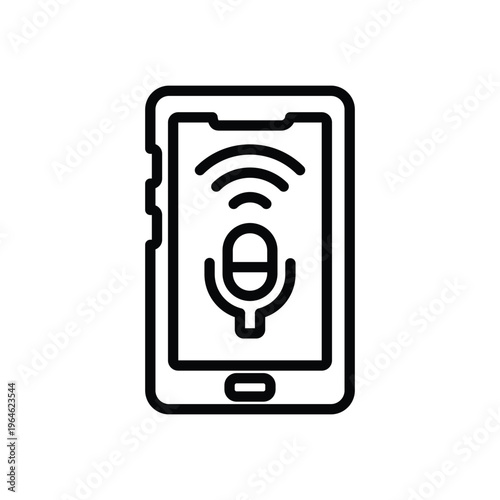 Mobile voice assistant Icon