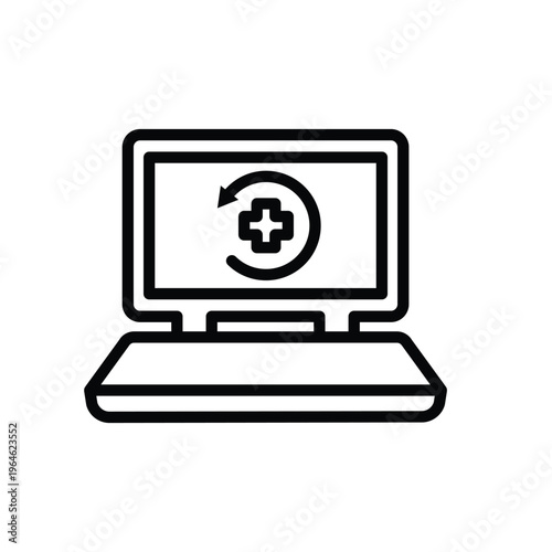 Laptop restore Icon