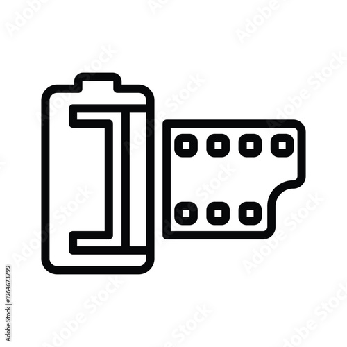 Camera film roll Icon