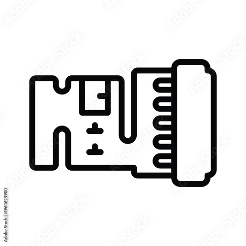 DSLR camera lens Icon