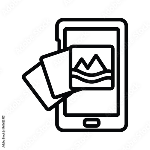 Mobile photo gallery Icon