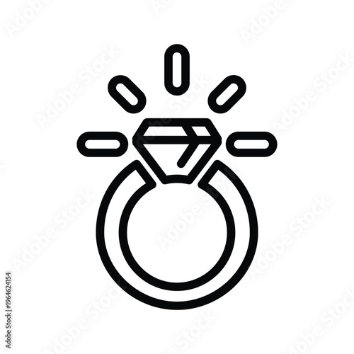 Diamond ring Icon