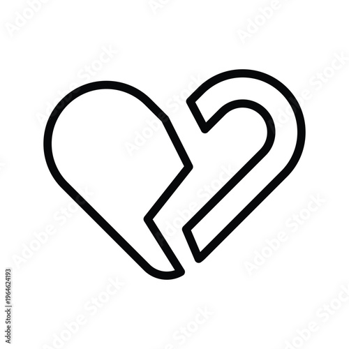 Broken heart Icon