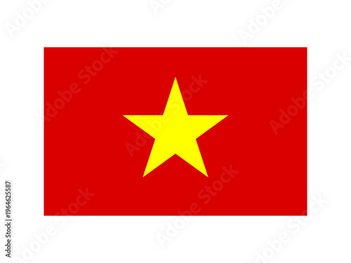 ベトナムの国旗のイラスト素材2