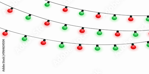 Colorful abstract 3D Christmas tree decorations