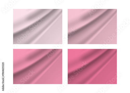 Soft pink silk fabric folds background, elegant draping textile texture, luxury material samples for design projects