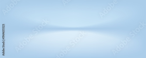 Blue studio room. Limbo light background. Abstract 3d backdrop for product presentation. Minimal wall scene. Showcase, promotion display