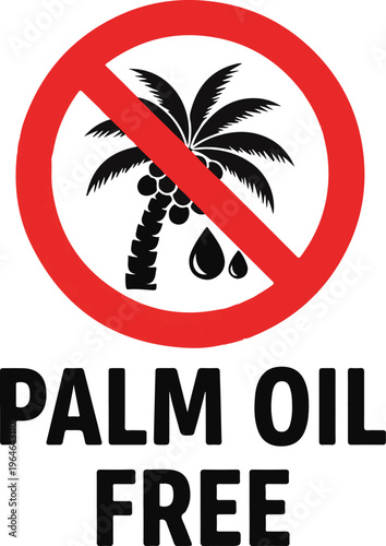 Palm oil free certification logo