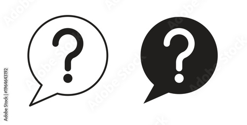 Interrogation icons linear icon. Line with Editable stroke. monochrome icon