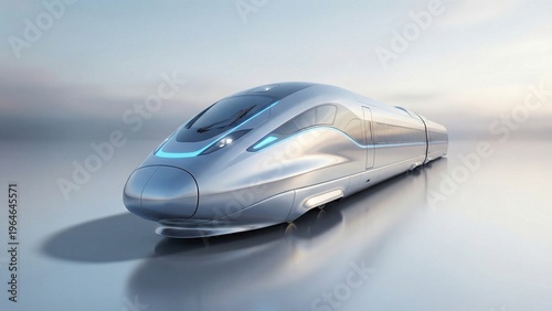 Train Futuristic High Speed Transportation Concept Design