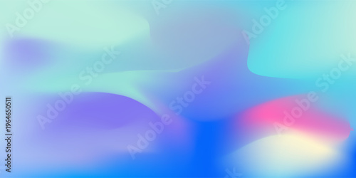 Abstract blur holographic rainbow foil iridescent panoramic background