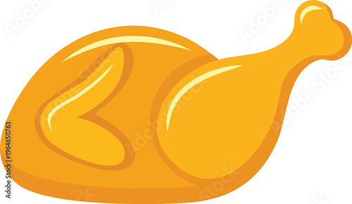 A golden-brown roasted chicken, ready to be served, perfect for a delicious meal or celebratory feast