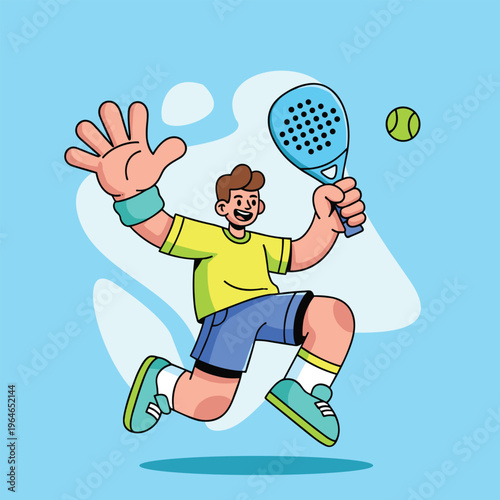 tennis player with ball