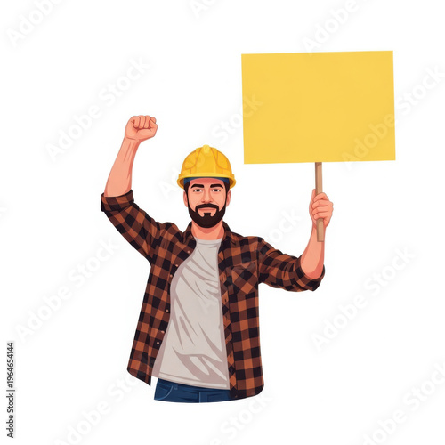 Man holding a large yellow envelope with a thumbs up gesture