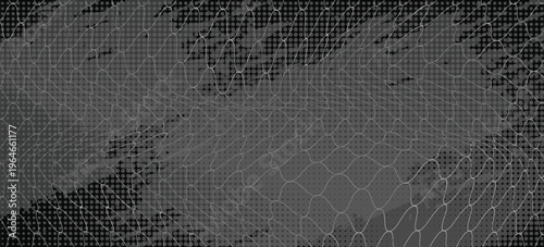 Net pattern. Rope net vector silhouette. Soccer, football, volleyball, tennis and tennis net pattern. Fisherman hunting net rope texture or pattern.