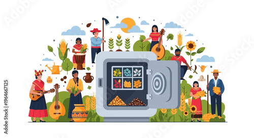 Global Seed Bank for Food Security and Agricultural Biodiversity. Diverse Farmers Preserve Heritage Crops & Genetic Resources.