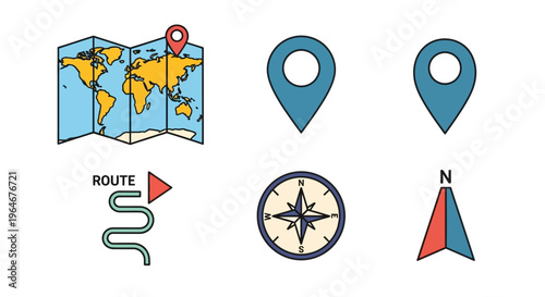 Navigation icons on white background.