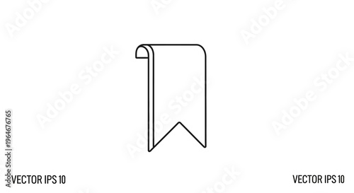 Vector illustration of a ribbon banner.