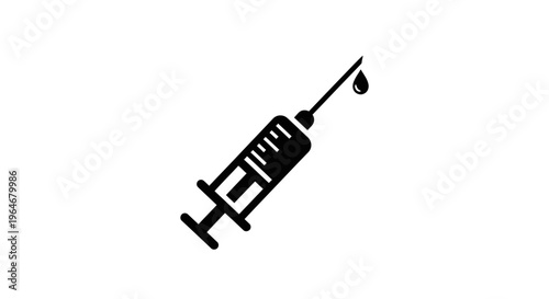 Injection: A close-up shot of a syringe, its needle poised, ready for use, capturing a moment of medical intervention and healthcare.