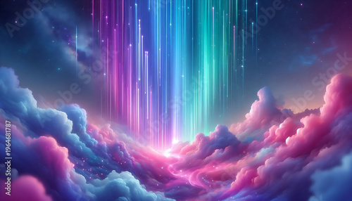 abstract background with clouds