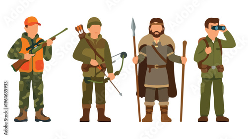 vector illustration of a man and woman