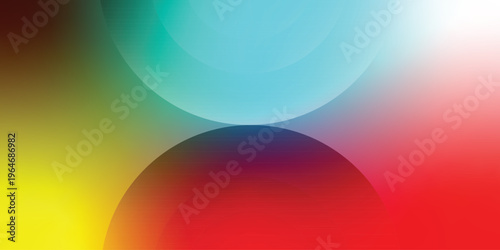 Gradient blends of ethereal colors in soft light diffusion