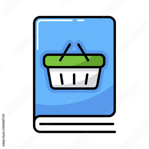 Catalog product vector flat icon