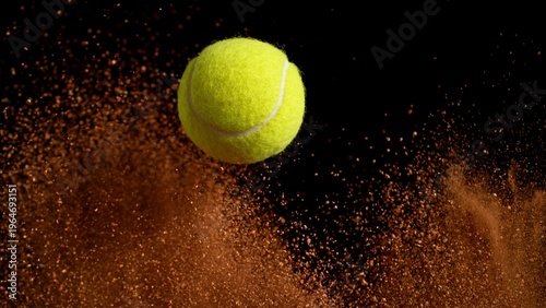 Freeze Motion Shot of Flyin...