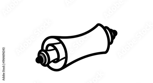 A stylized bottle with a cork stopper and label suggests wine, spirits, or beverage packaging for branding purposes.