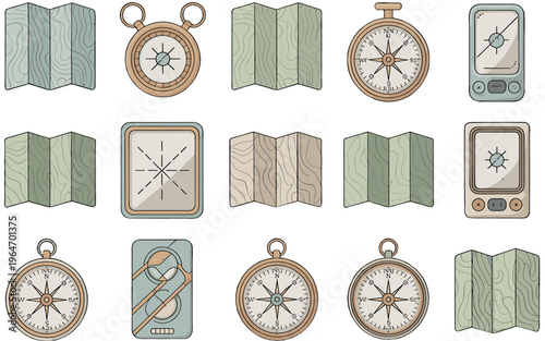 A collection of navigational tools. 