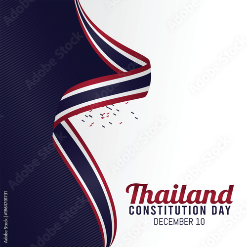 Thailand constitution day celebration graphic