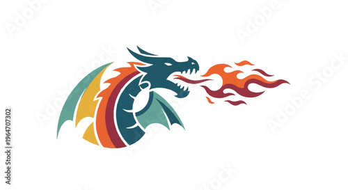 Colorful illustration of a wizard conjuring magic on white background