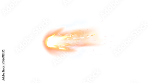 Фотография Military gun fire muzzle flash Gunshot shooting vfx on black background