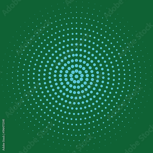 Green Vector halftone pattern easy edit for you design. Vector dots pattern on a white. Retro dots. Retro styled background of halftone dots.