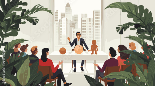 A dark green camouflage pattern with abstract shapes and bold colors, evoking a sense of mystery and concealment.