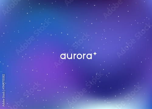 Aurora Light Gradient. Borealis Gradient Blur. Northern Aurora Light. Tech Poster With Modern Neon Design. Dynamic Teal And Multicolor Foil Art Overlay. Green, Blue And Purple Abstract Sky.
