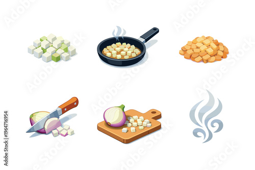 Presentation Preparation. Line icon set of Presentation Preparation: slide design layout, rehearsal practice, speaker notes, presentation checklist, timing