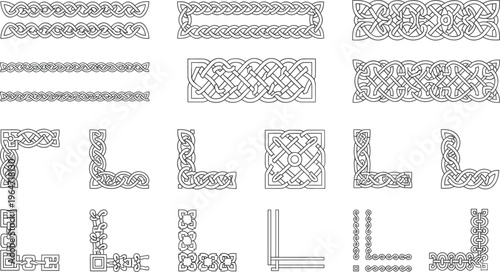 Science and laboratory vector icon set featuring chemistry beakers microscopes dna strands and medical research equipment for education and biotechnology design projects.