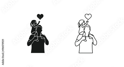 Love connection heartfelt moments Vector