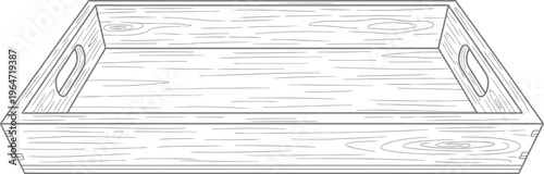 Clear plastic storage container with a simple rectangular design