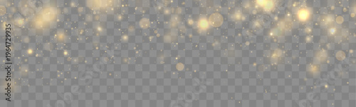 Bright particles flicker like stars in the night sky. Light trails create smooth dynamic movement. The scene captures a festive mood.