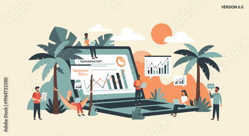 A man in a red shirt standing and holding documents with a thoughtful expression, suitable for business and communication concepts.