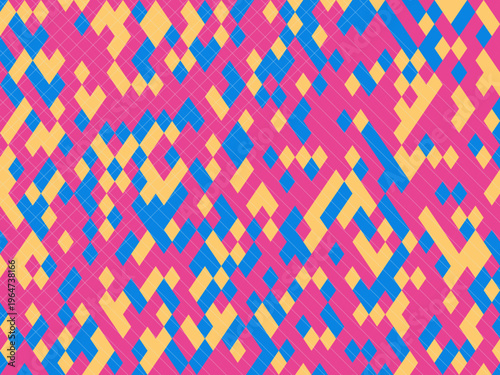 Preppy Argyle Check Pattern Fashion Textile Background