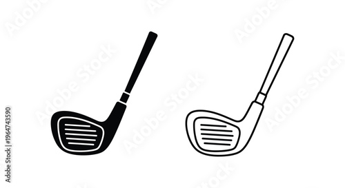 Golf club vector illustration Vector