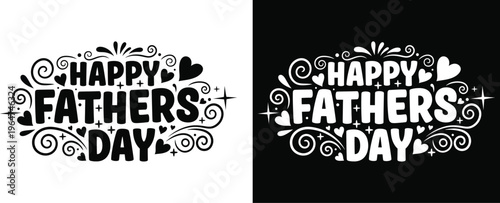 Happy father's day illustration art design