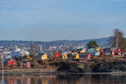 Wallpaper Mural Oslo und der Oslofjörd in Frühling Torontodigital.ca